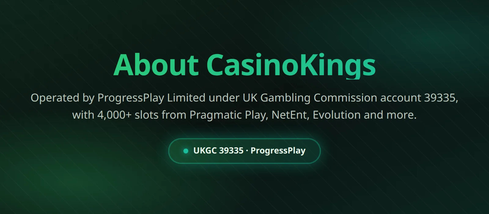About CasinoKings Casino