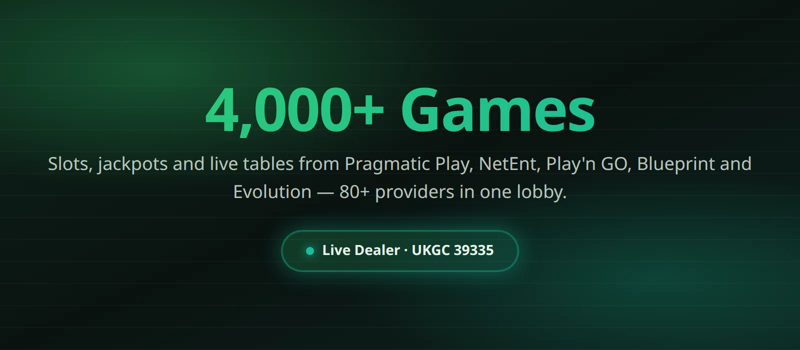 CasinoKings Casino games library overview